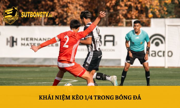 Khái niệm kèo 1/4 trong bóng đá