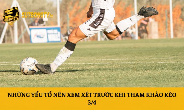 Những yếu tố nên xem xét trước khi tham khảo kèo 3/4