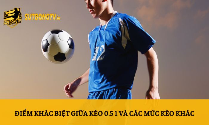 Điểm khác biệt giữa kèo 0.5 1 và các mức kèo khác